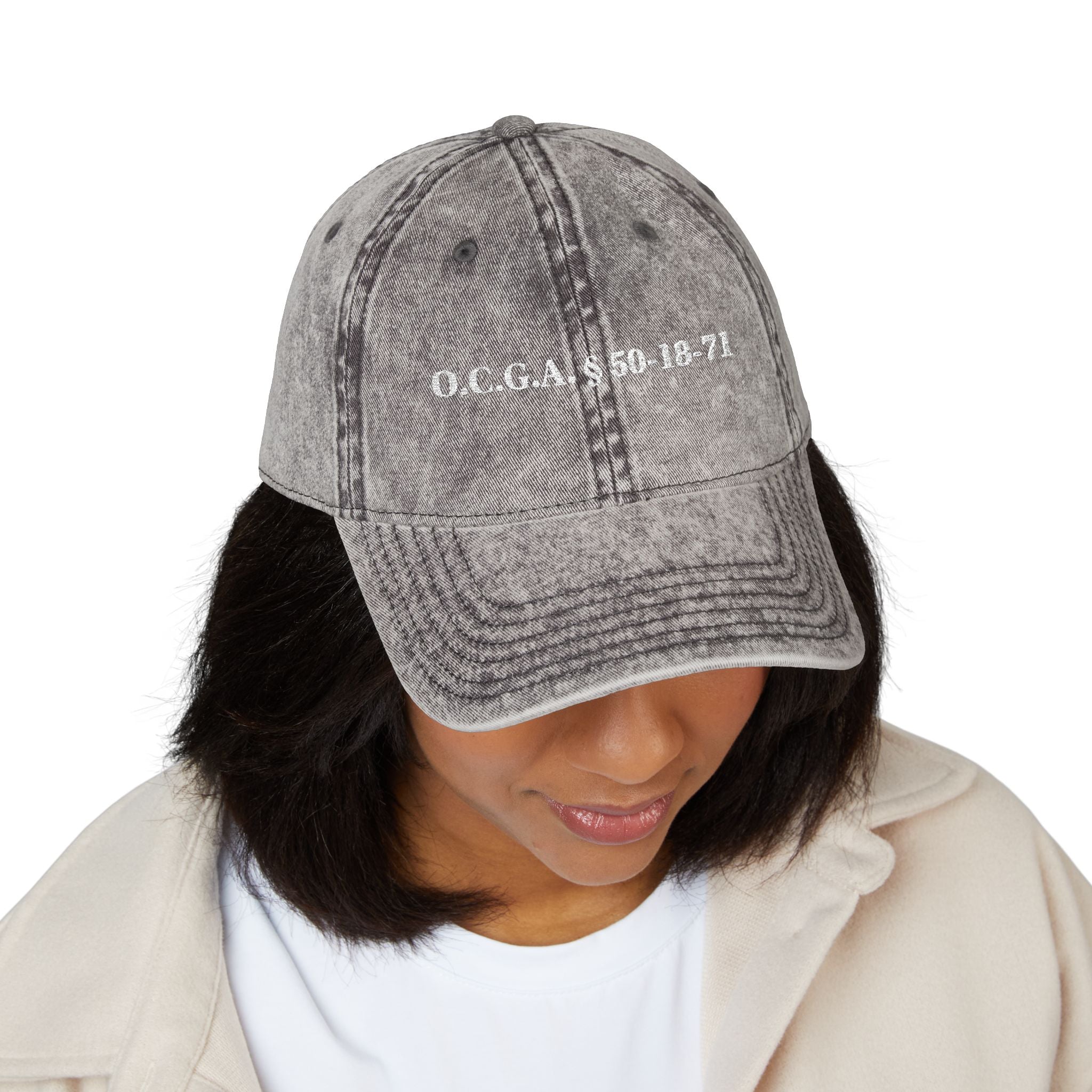 Vintage Cap - Open Records Act (Embroidered)