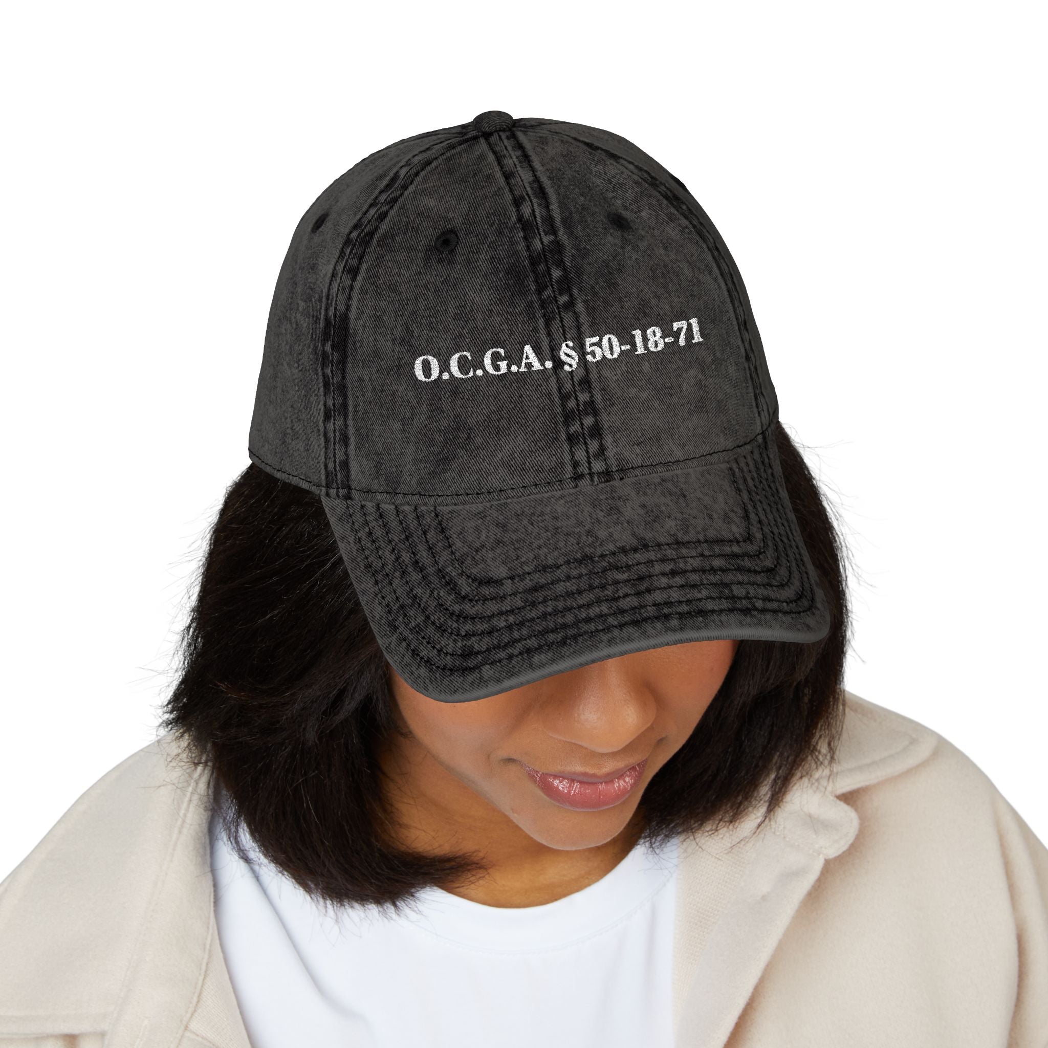 Vintage Cap - Open Records Act (Embroidered)