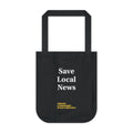 Organic Canvas Save Local News Tote Bag